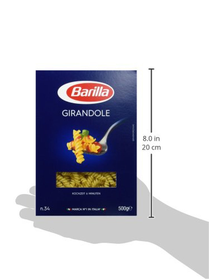 Pasta Barilla Classic Girandole nr. 34, gjord av högkvalitativt durumvete, alltid al dente (1 x 500g)