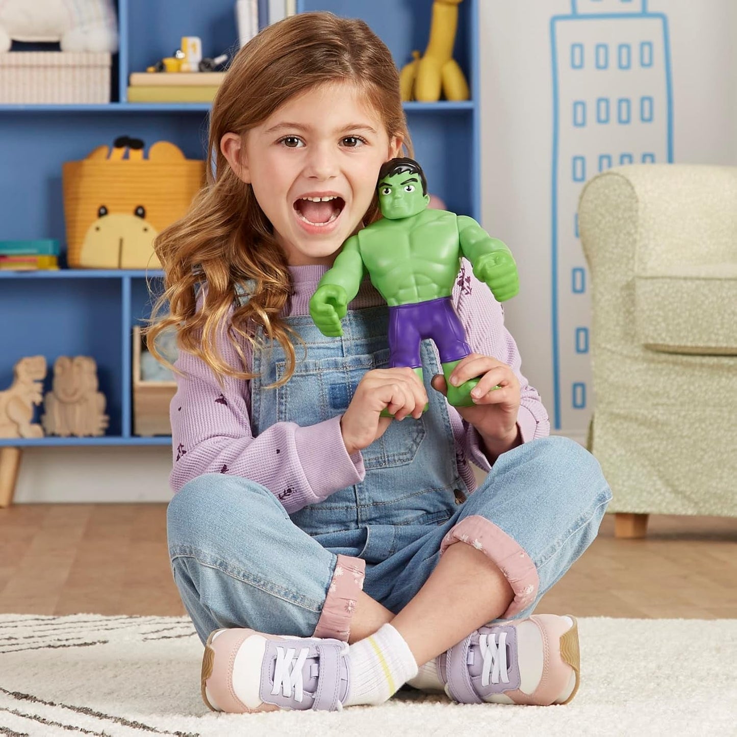 Marvel Spidey och hans fantastiska vänner och hans extraordinära vänner jätte hjältefigur 22 cm hulk leksak för barn från 3 år en storlek Actionfigurer Naty Shop