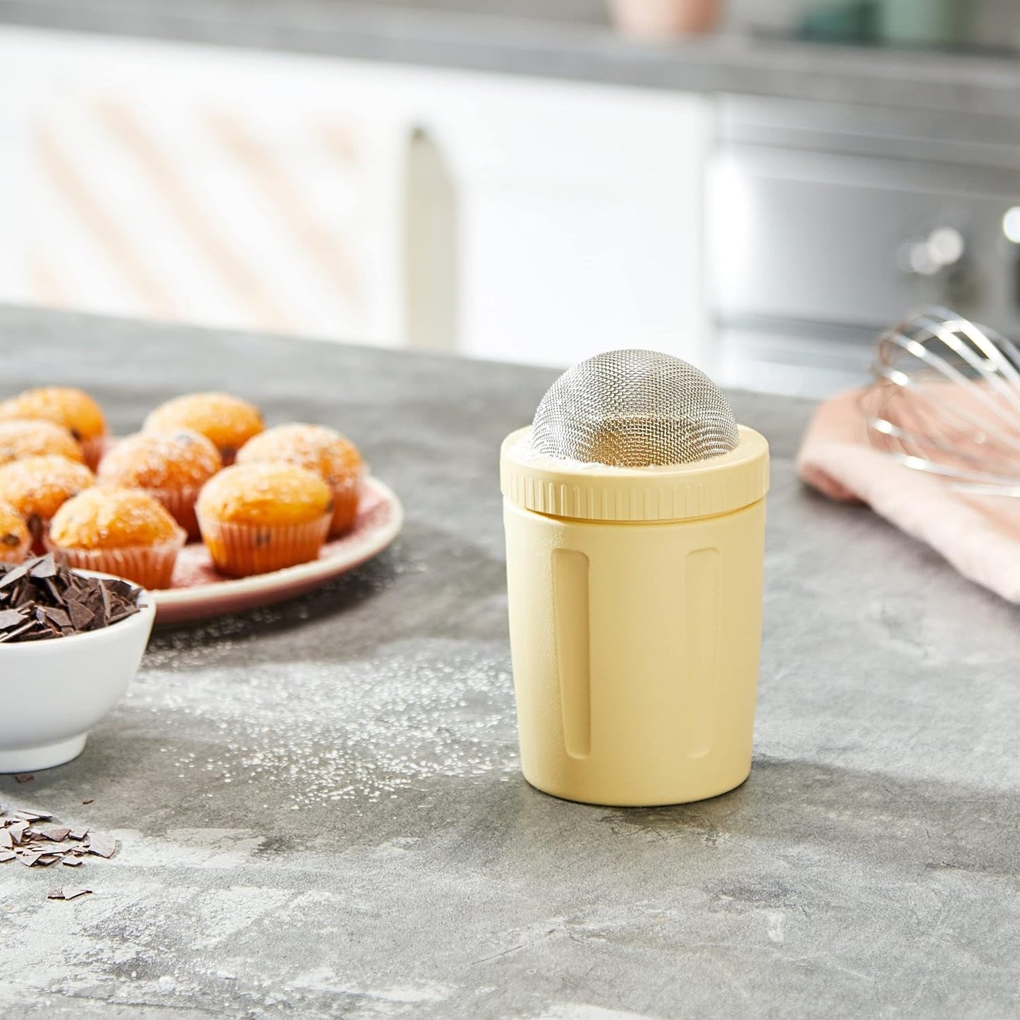 Zenker Shaker för strösocker och kakao, plast, diverse, 7,5 x 6,5 x 12,5 cm