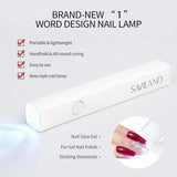 Saviland U V Lampe Für Gelnägel: Mini U V Lampe Für NägelSchützen Sie Die Haut Wiederaufladbar Klein LED Nagellack Trocknergerät Für Nagellack Aufbaugel Nageltips Nagelkleber Geschenke Für Frauen