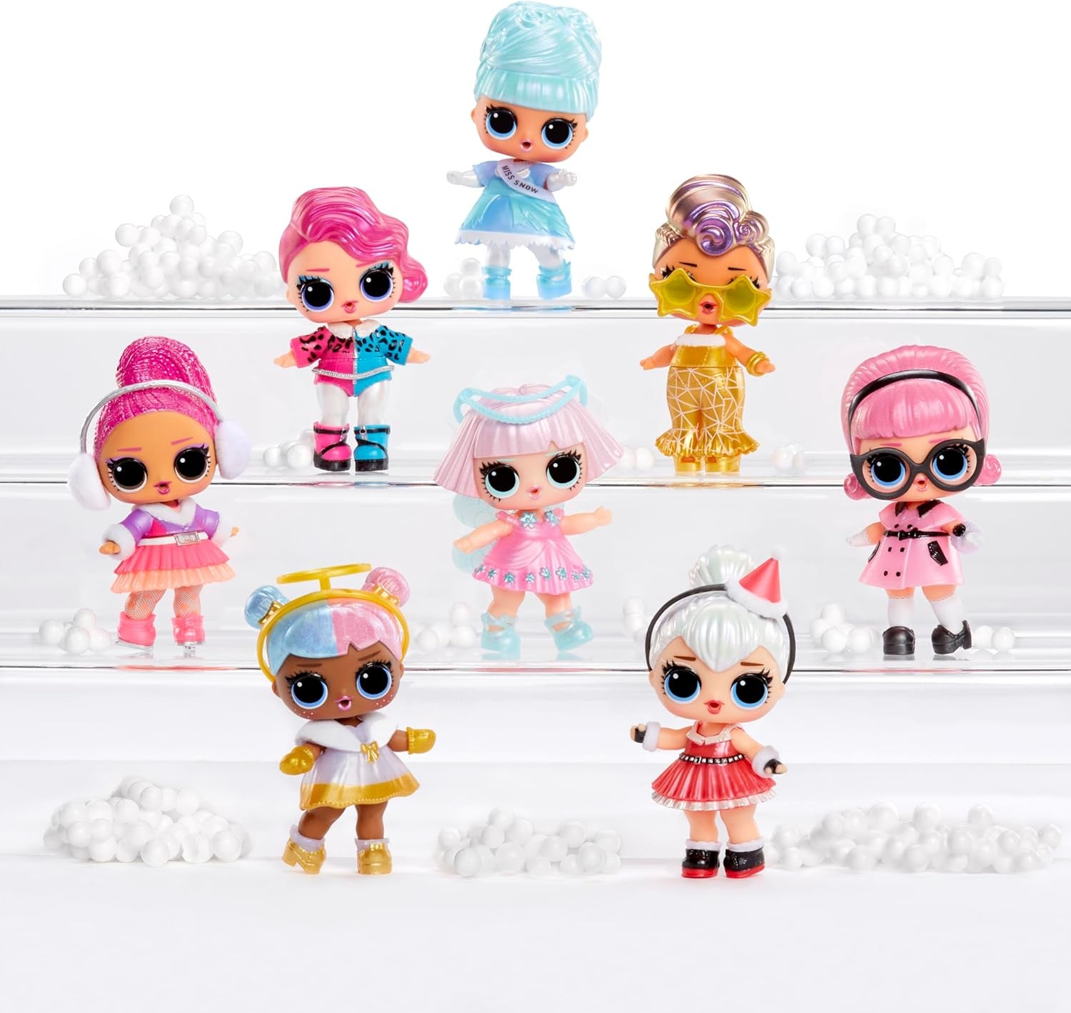 L.O.L. Överraskning! Winter Snow Tot - 1 magisk snööverraskning samlardocka, blindlindad, 8 samlardockor, frostigt coolt mode och tillbehör, barngåva 4+ Naty Shop Dolls