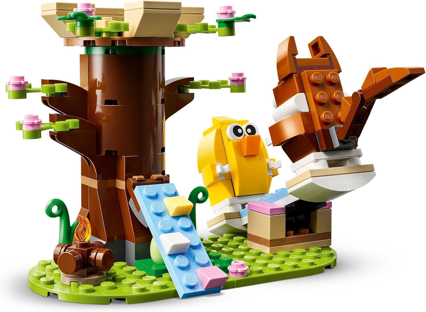 LEGO Spring Animal Playground, Byggset för fåglar och ekorrar, Treehouse-lekset för barn, Presentidé för 8-åriga pojkar och flickor, Djurset, Djurfigurer Leksak 40709 Byggset Beuche den LEGO-Store