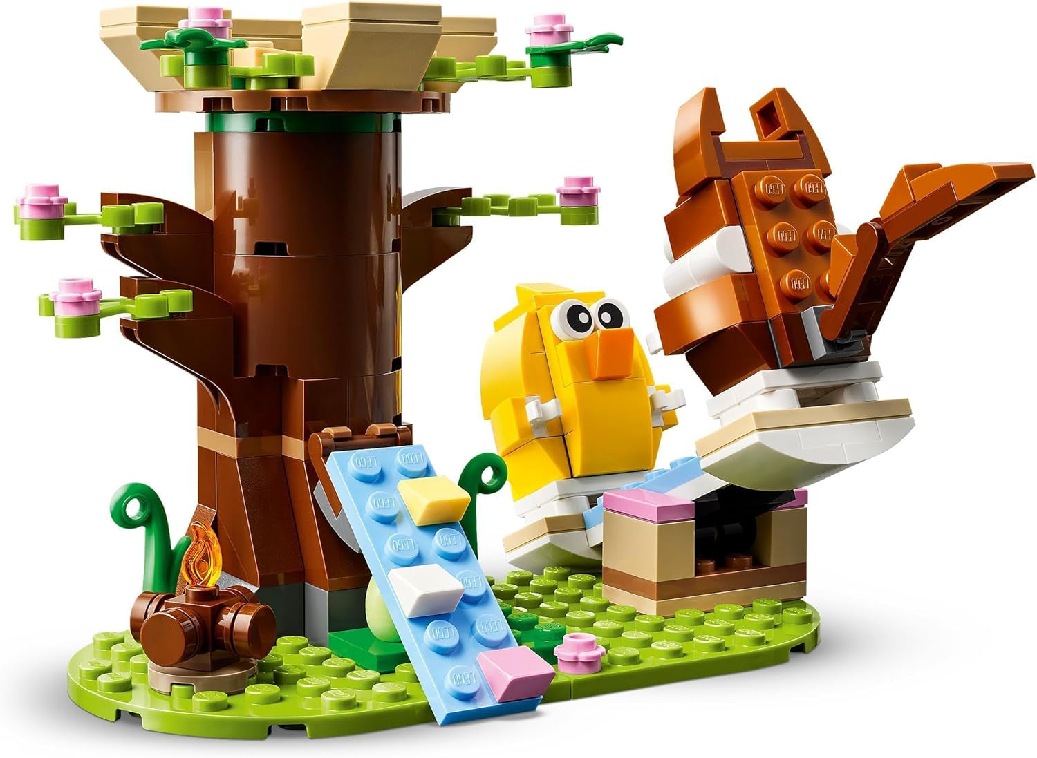 LEGO Spring Animal Playground, Byggset för fåglar och ekorrar, Treehouse-lekset för barn, Presentidé för 8-åriga pojkar och flickor, Djurset, Djurfigurer Leksak 40709 Byggset Beuche den LEGO-Store
