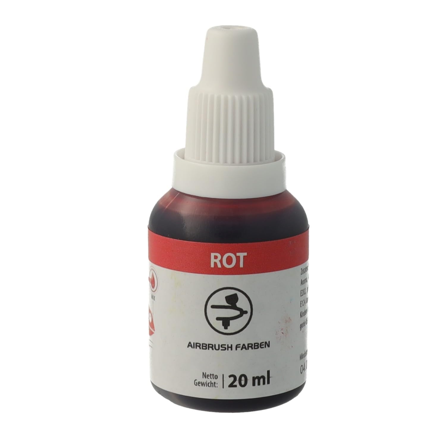 Bakeryteam airbrush matfärg röd 20ml