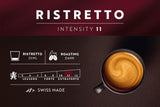 Café Royal Ristretto – Nespresso®-kompatibla kaffekapslar, 100 % Arabica, intensiv, mörkrostad, intensitet 11/12, Rainforest Alliance, 36 kapslar