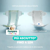 Pampers Baby Dry Maxi storlek 4 (7-18 kg), 200 blöjor + 500 gratis extra krampoäng