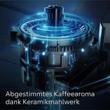 Automatisk espressomaskin Siemens EQ700 classic TP715D01, appkontroll, kallbryggning, intuitiv pekskärm, upp till 10 individuella kaffekreationer som favoriter, automatisk ångrengöring, 1500 W, silvergrå