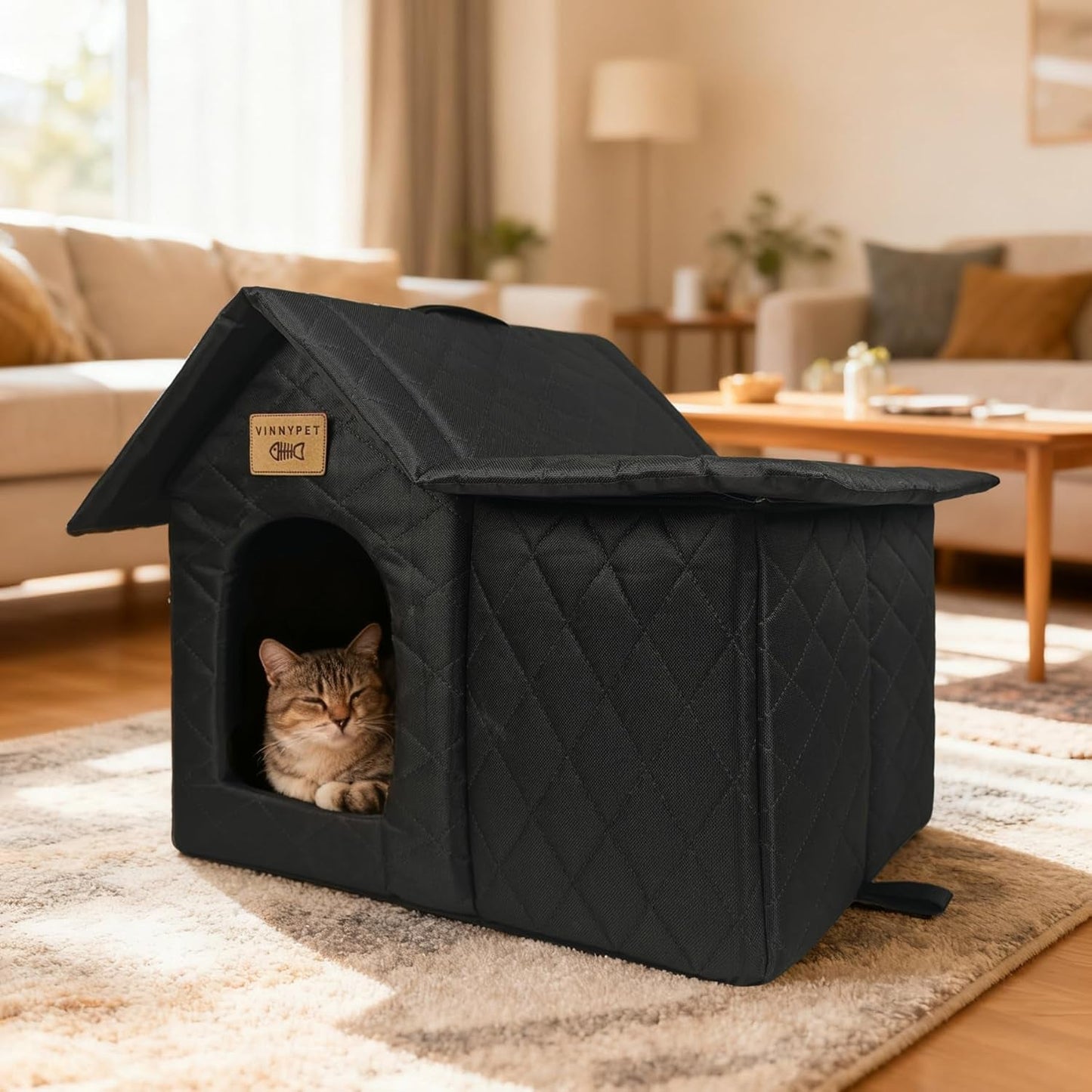 Filtar och möbler, husdjur, grottor och hus, katter, sängar för katter, katter - sängar, madrasser