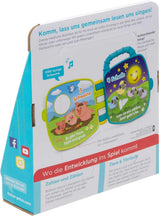 Fisher-Price Musical Animal Friends Songbook | Babyleksak från 6 månader, 1 år för flickor och pojkar | Barnleksak | Musikbok med ljud och ljuseffekter | Pedagogisk leksak (tyska), GFP29 Jucarii Bebe Naty Shop