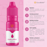Goodbake Pink Food Coloring (11ml) - Intensiv matfärgning - Mycket koncentrerad färg - För färgning av kakor, fondant, smörkräm, drycker, slime och många andra föremål. 100% vegan
