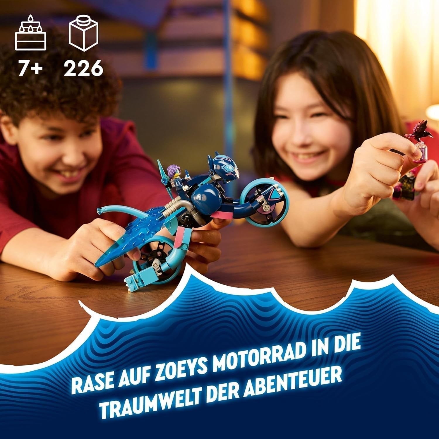 LEGO Dreamzzz Zoey's Cat Motorcycle 2 i 1 Gåva för 7+ år Djurmodell Byggkloss Leksak Motorcykel Fantasy Lekset för pojkar och flickor 71479 Byggset Beuche den LEGO-Store