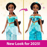 Mattel Disney Princess Toy Jasmine Ledad modedocka med gnistrande kläder och tillbehör Disney filminspirerad present till barn HLW12