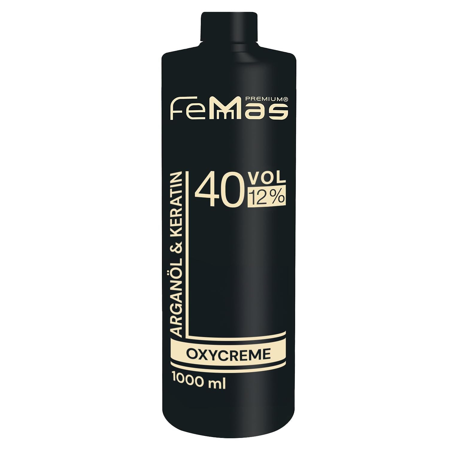 FemMas Oxycreme i 6% 1000 ml I Oxidationsmedel för hårfärgning och färgning I Enkel applicering och optimal fixering I Framkallare för enhetliga resultat i salongskvalitet I Hårfärgningsframkallare Hårfärgningsmedel Naty Shop 12 1 liter (1 förpackning)