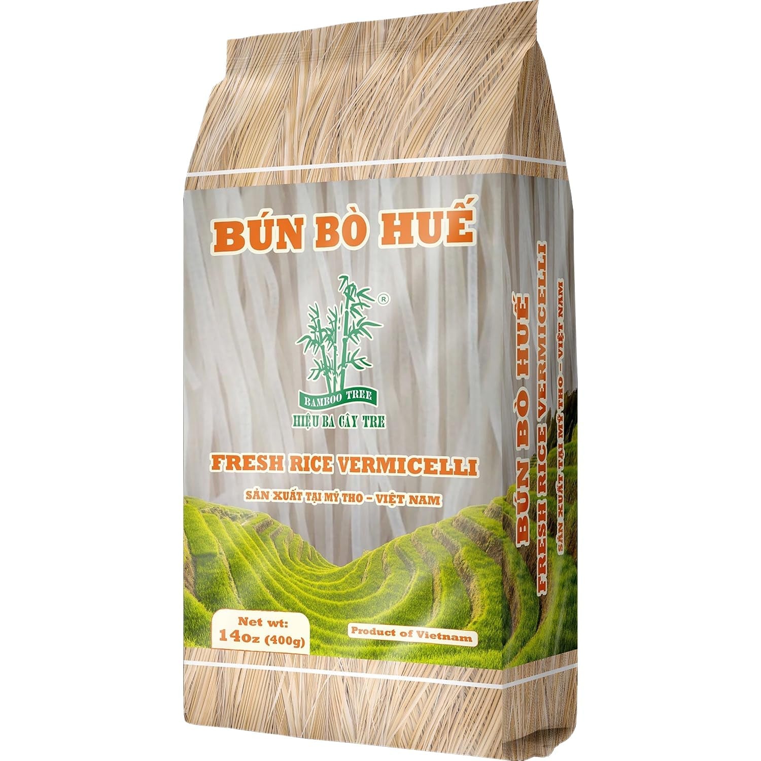 BAMBUTRÄD - Bun Bo Hue risnudlar - (1 X 400 G)
