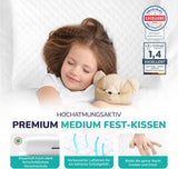 ZenPur Ortopedisk nackkudde 40x60-13cm, Memory Foam Huvudkudde - Ergonomisk sömnkudde för nacke och axlar, Oeko-TEX-certifierad