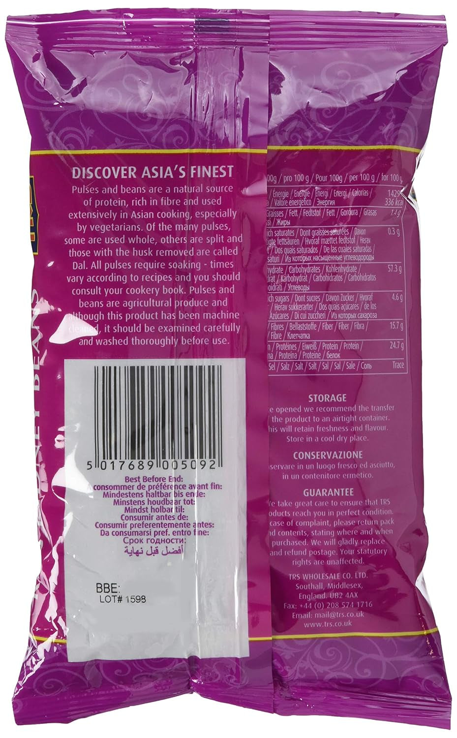 TRS - Röda bönor - (1 x 500g)