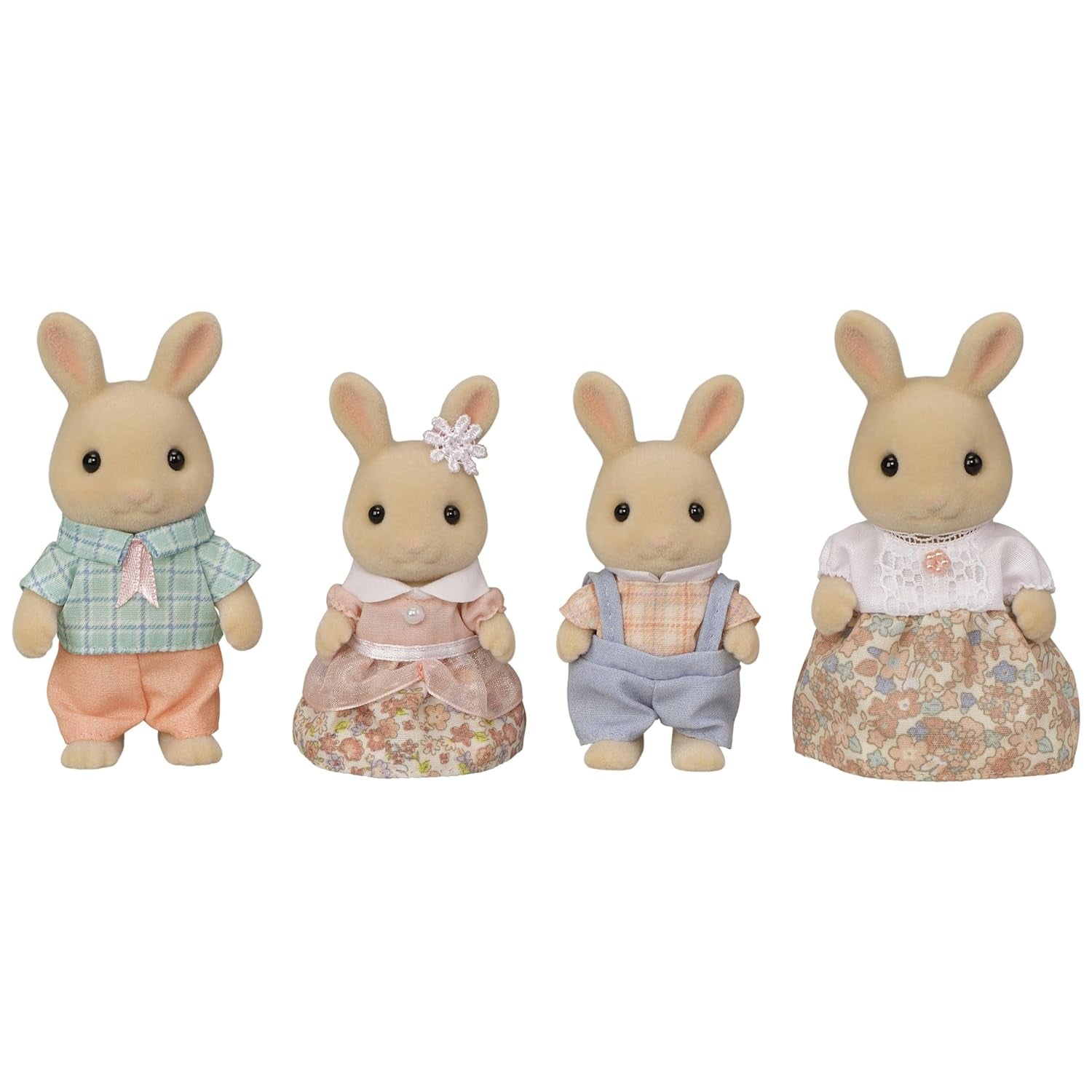 L5567 NYTT Starthus, Flerfärgad L5706 Milk Bunny Family - Dockhusfigurer