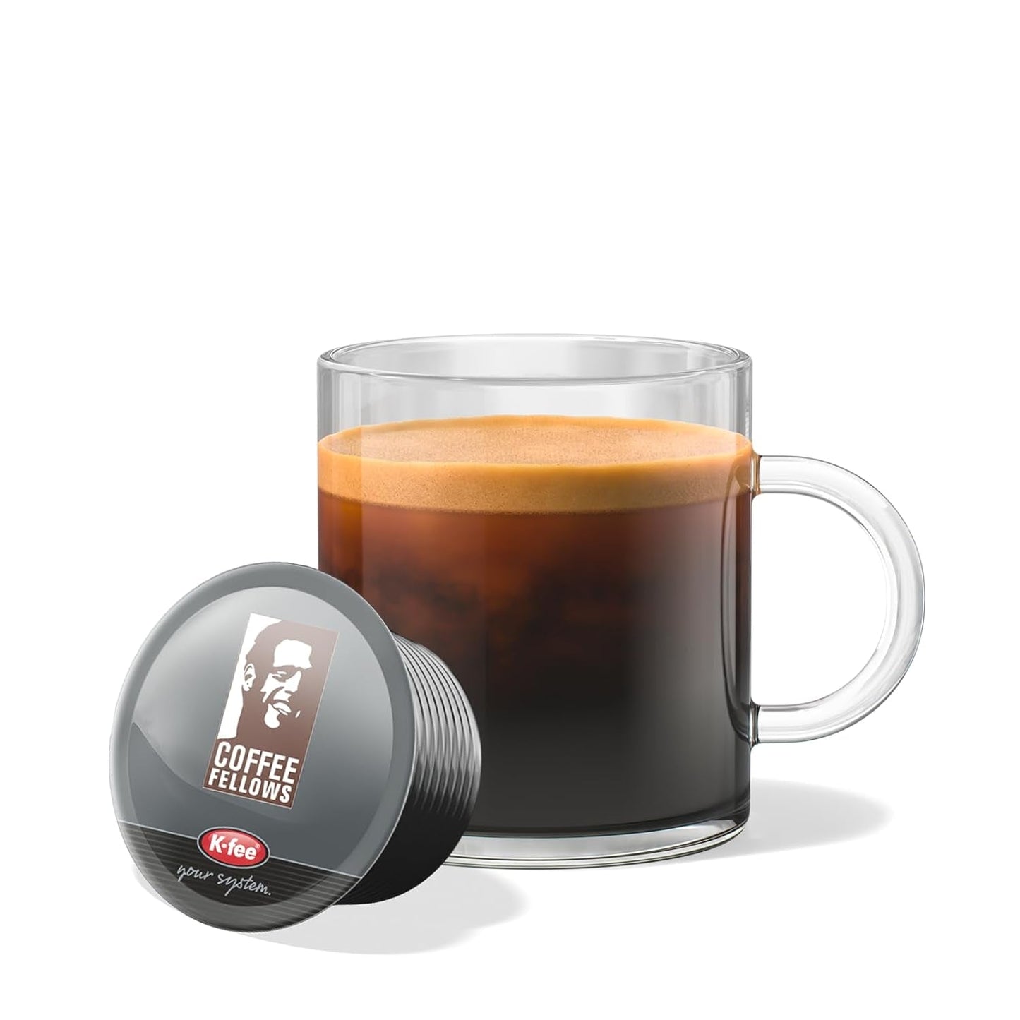 Coffee Fellows Blend Espresso-kapslar, kompatibla med K-fee, EXPRESSI & Tchibo Cafissimo*, schokoladig-fruchtige Aroman, 120 Kaffeekapseln