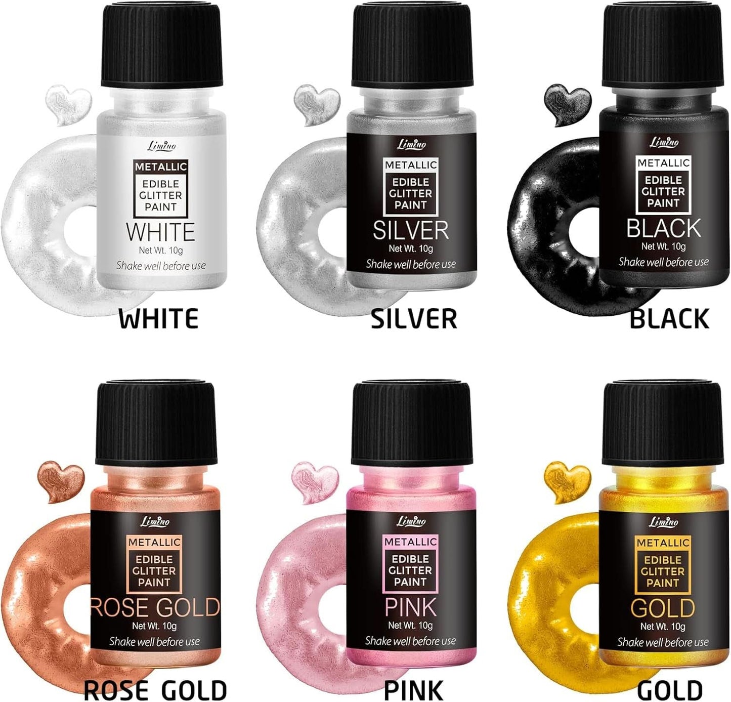 Flytande ätbart glitter, 60 ml Naty Shop