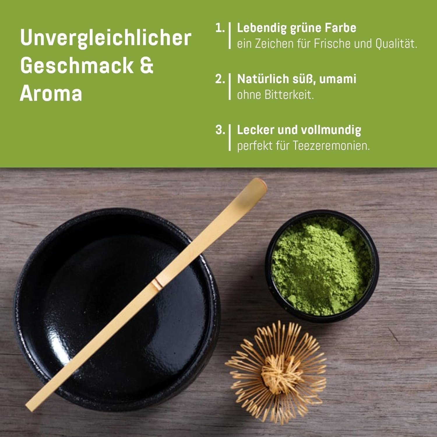 Ceremoniell UJI - 30 g låda - Bio - 100% japansk matcha - Första skörd - Ren matcha - Mald