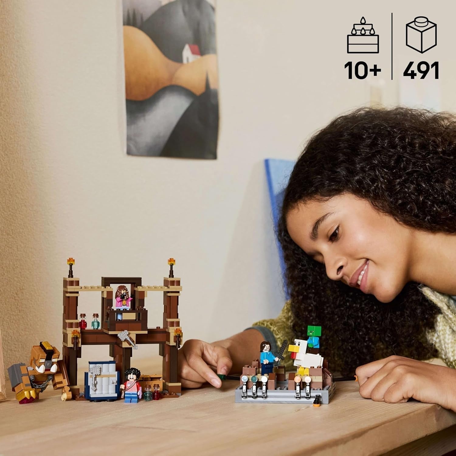 LEGO Minecraft Forest Manor med boxningsring - Gamerset med zombies och Oberborst - Interaktiv byggleksak med utrustning och spår - Present för pojkar och flickor 10+ - 21272 Byggset Besuche den LEGO-Store