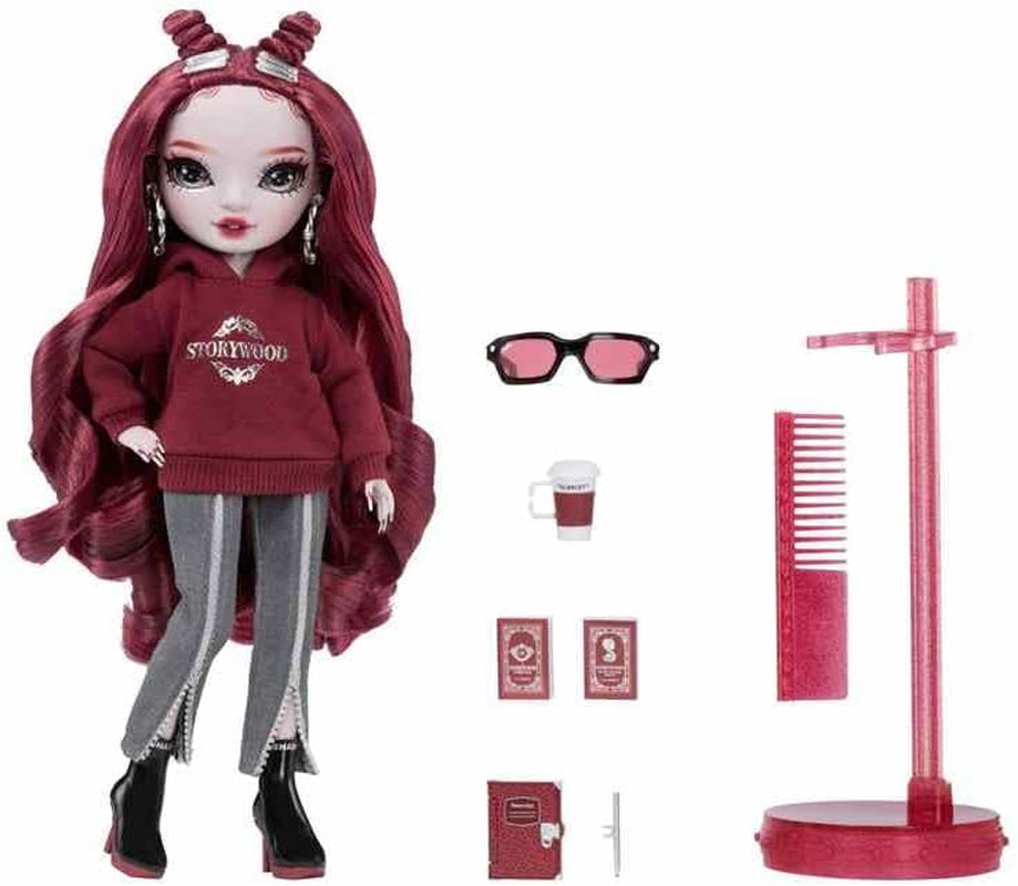 Rainbow High Shadow High Series 3 - Scarlett Rose - Maroon Fashion Doll - Fashionabla kläder och över 10 färgglada lektillbehör - Idealisk för 4-12 åringar och samlare