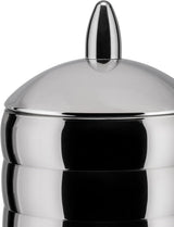 Alessi Kalistò 2 CB02 - Köksburk i rostfritt stål 18/10 med aluminiumknopp, 114 cl, silver Matförvaringslådor Naty Shop