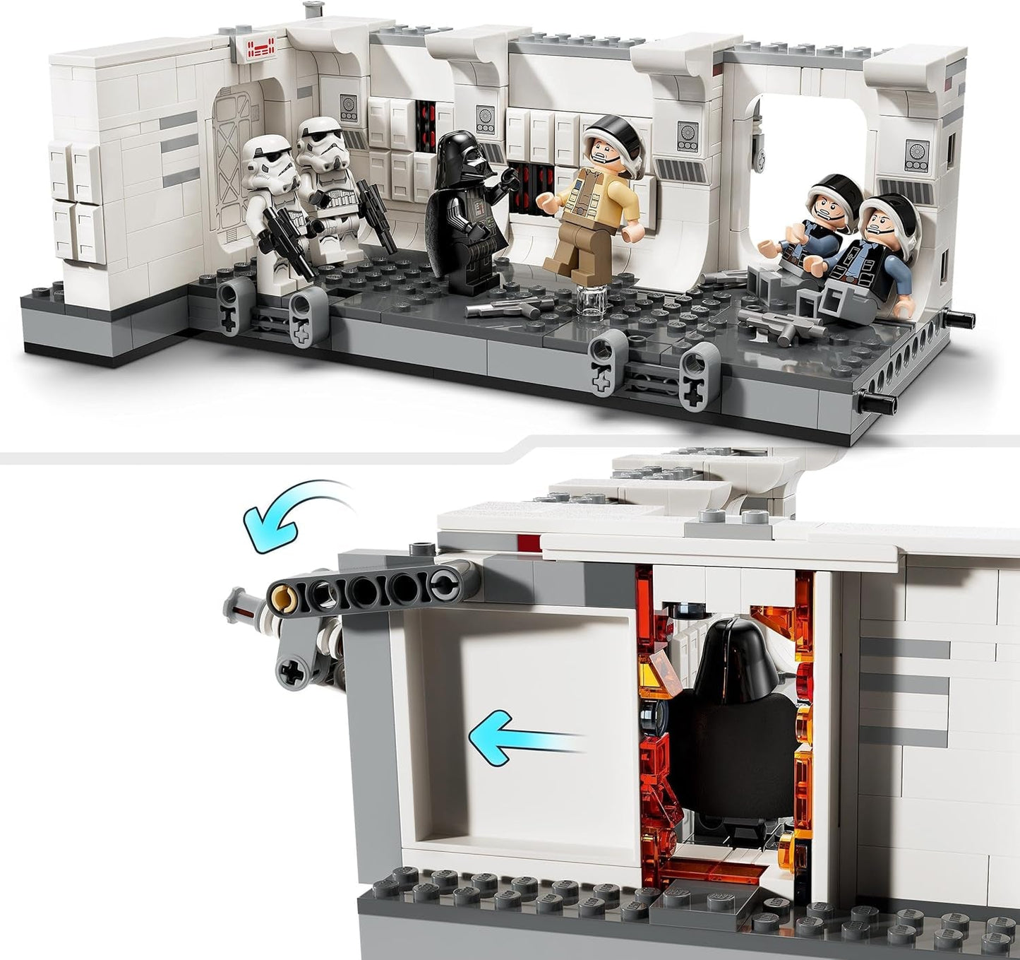 LEGO Star Wars Tantive IV Boarding, A New Hope Movie Building Toy, Samlarfantasilekset, presentidé för pojkar och flickor 8+ och samlare 75387 Byggset Beuche den LEGO-Store