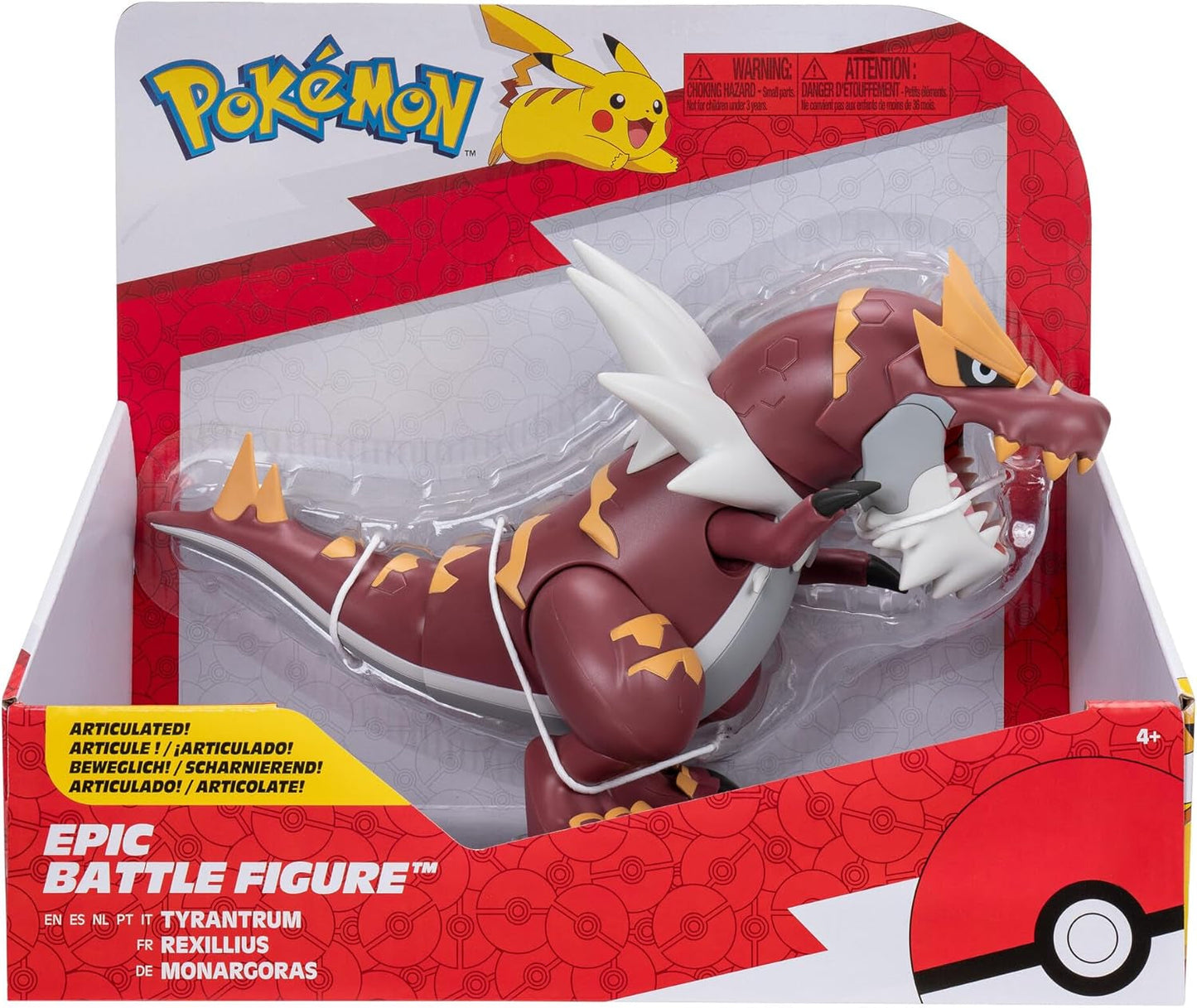 Pokemon PKW3422 - Epic Monargoras Officiell Action Figur 30cm Action Figurer Naty Shop Standardtitel