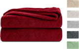 Komfortec fluffig filt, bekväm filt, fleecefilt, Oeko-Tex certifierad, supermjuk, 150X200 Cm, 260 G/M², beige sängar och filtar Besuche den Komfortec-Store Bordeaux Burgundy 220 X 240 Cm