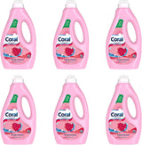 Korall ömtåligt flytande tvättmedel för ull och fintvätt, 23 tvättar, 1,15 liter Tvättmedel Naty Shop Set 6 x 1,15 liter
