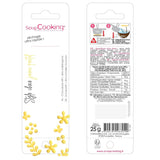 Scrapcooking - Pastellgul sockerpenna - Gul skrivsocker 25g - Dekorativ matsockerpenna - Skriva och rita - Märkning av fondant, glasyr, kakor - 6804