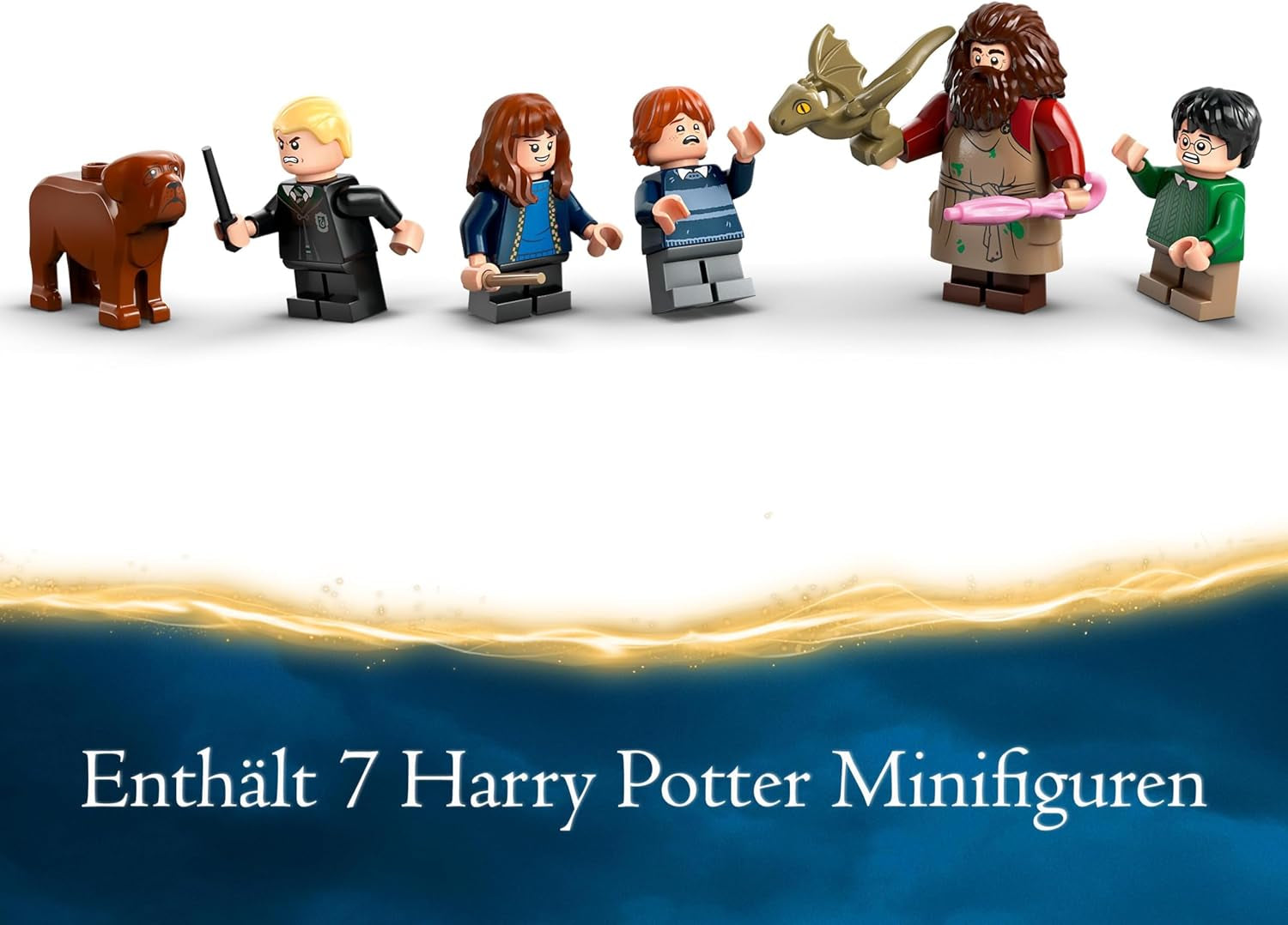 LEGO Harry Potter Hagrid's Hut: Ett oväntat besökset med 5 minifigurer och 2 djurfigurer, present för kvinnor och män, magisk äventyrsleksak, fantasiset 76428 Byggset Beuche den LEGO-Store