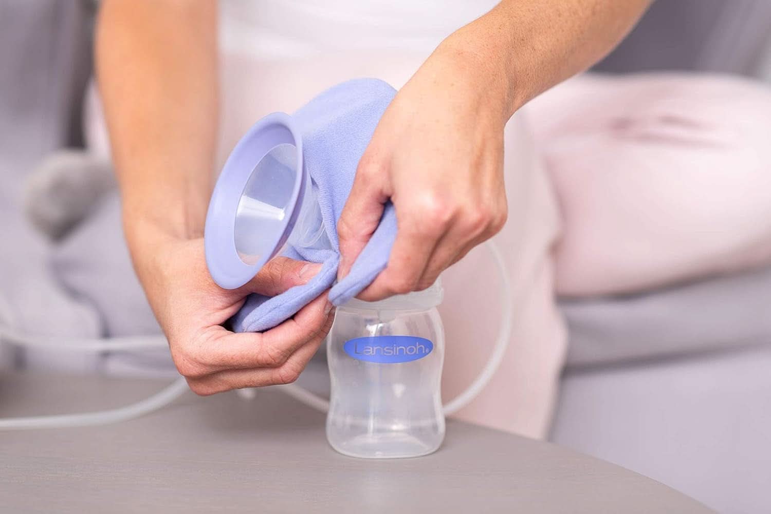 Lansinoh Therapearl 3-i-1 bröstterapi för ammande mammor, varm och kall terapi, hjälper till att lindra översvämning, mastit och igentäppta kanaler, återanvändbar mat och amningstillbehör Bebe Naty Shop