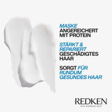 Redken Intensive Hair Mask för allt skadat hår Reparerar och regenererar Antibrott Extreme Strength Builder Plus Mask 1 x 250ml Naty Shop Hair Mask