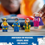 LEGO Marvel X-Jet X-Men Building Model Plane med figurer inklusive Wolverine och Rogue Superhero Toy för barn Present för pojkar och flickor 8 år gamla 76281 Byggset Beuche den LEGO-Store