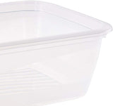 Kekeeper-set med 3 matförvaringsburkar, 3 x 1,25 l, 20,5 x 15,5 x 6,5 cm, Fredo Fresh, transparent blå Matförvaringslådor Naty Shop