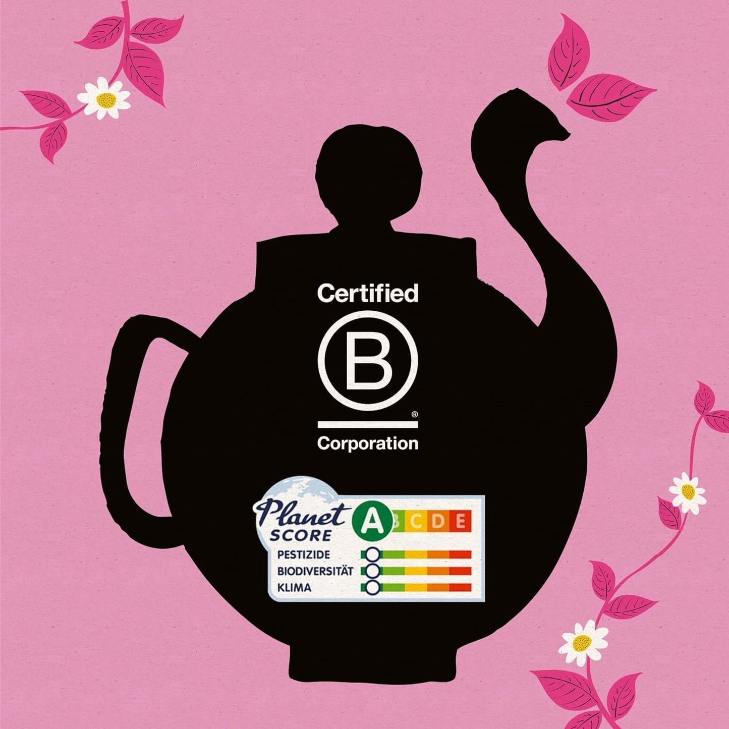4Er Pack CUPPER Ekologiskt fruktte "Cranberry & Raspberry Infusion", 4X20 icke-vita tepåsar, ekologiskt, rättvis handel
