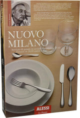 Alessi 5180S24M Nuovo Milano Monobloc bestickset 24 delar polerat rostfritt stål 18/10 Kök Naty Shop