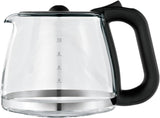 WMF Bueno espressomaskin med glaskaraff, filterkaffe, 10 koppar, på/av-knapp, anti-droppsystem, oscillerande filter, automatiskt stopp, värmeplatta, 1000W