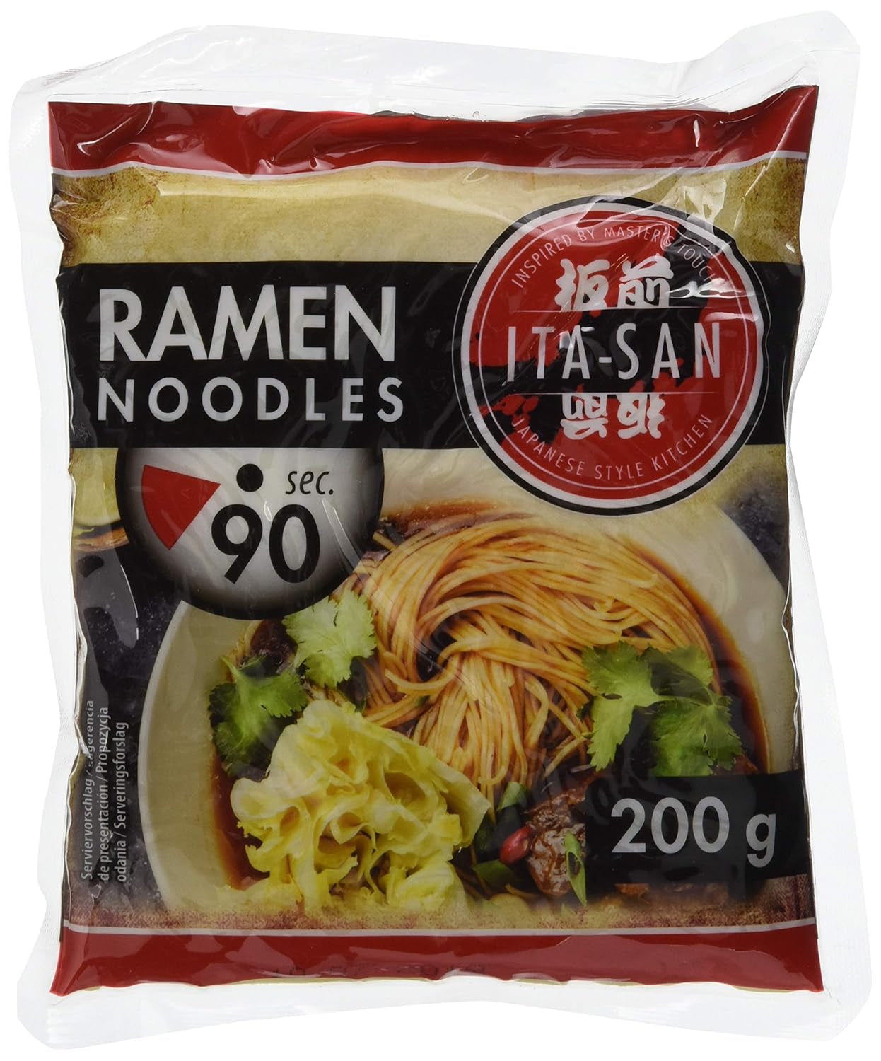 ITA-SAN Ramen nudlar, snabb och enkel tillagning, 30 x 200 g