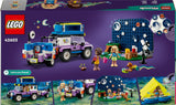LEGO Friends Stargazer campingfordonsset med terrängfordon och leksaksteleskop, present till flickor och pojkar från 7 år, innehåller lekfigurer Nova, Aliya och en hund 42603 Byggset Besuche den LEGO-Store