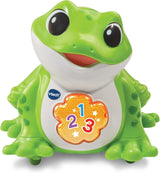 Vtech Baby Jumping Frog - Talking Jumping Frog med 3 låtar och 12 låtar - För 12-36 månader Baby Toys Naty Shop Standardtitel
