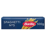 Barilla Pasta Klassische Spaghetti n.5 av högkvalitativ Hartweizen immer al dente, (1 x 500 g), smaklös
