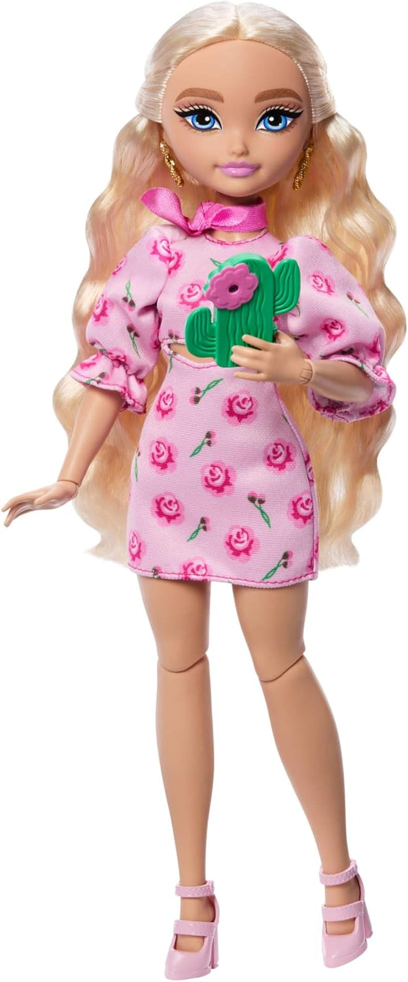 Barbie Dream Besties Festival Looks Set, med Barbie Malibu docka med långt blont hår för styling och över 10 avtagbara kläder och accessoarer, JGH87
