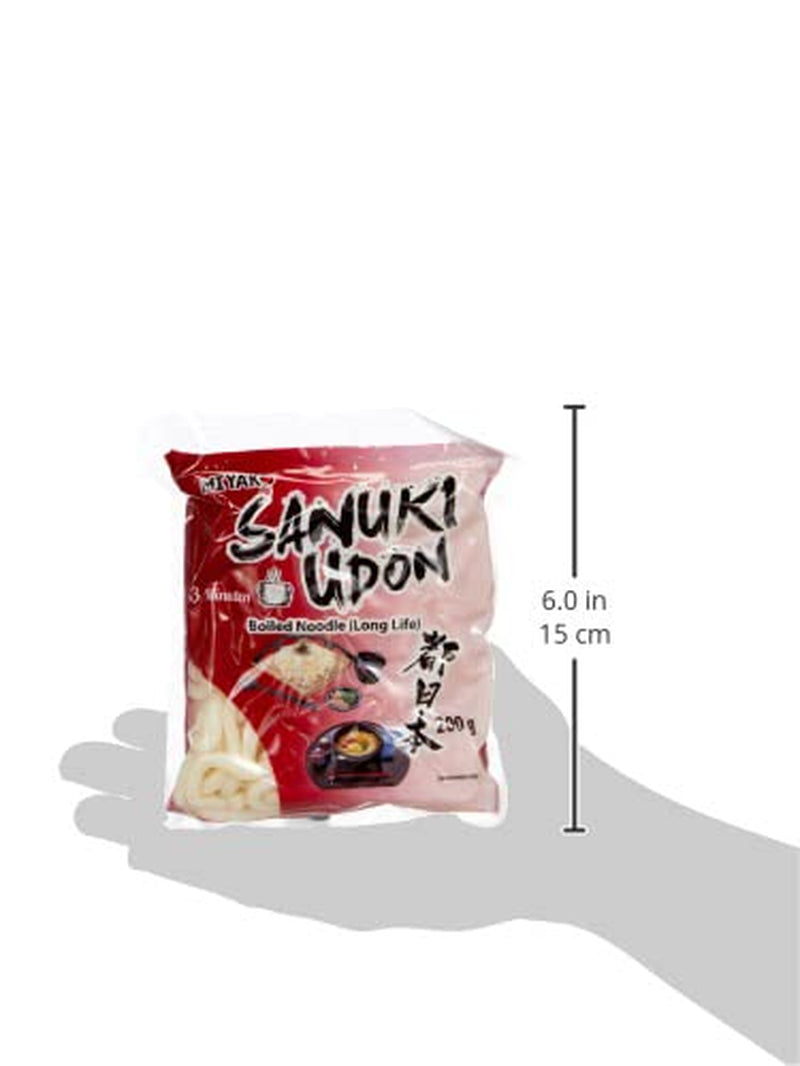Miyako Sanuki Udon-nudlar, kokta, 12-pack (12 x 200 g)