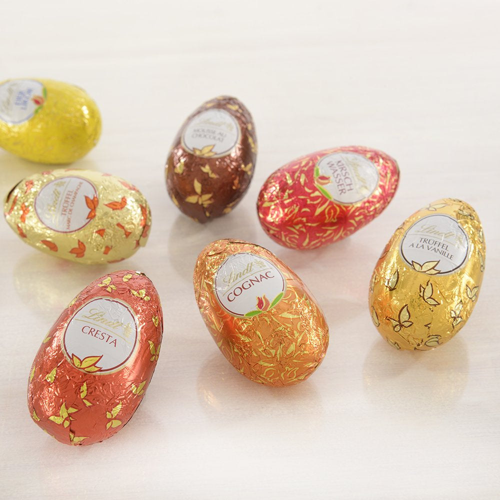 Choklad urval ägg | 288 g | 2 x Crested Eggs och Chokladtryffel | 3 x 90g | De finaste Marc de Champagne-tryfflarna i vit choklad | Påskchoklad | Gåva av choklad