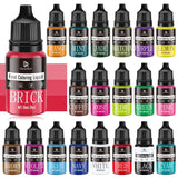 Flytande matfärg, 10 ml Naty Shop 10 ml (set med 20 stycken)