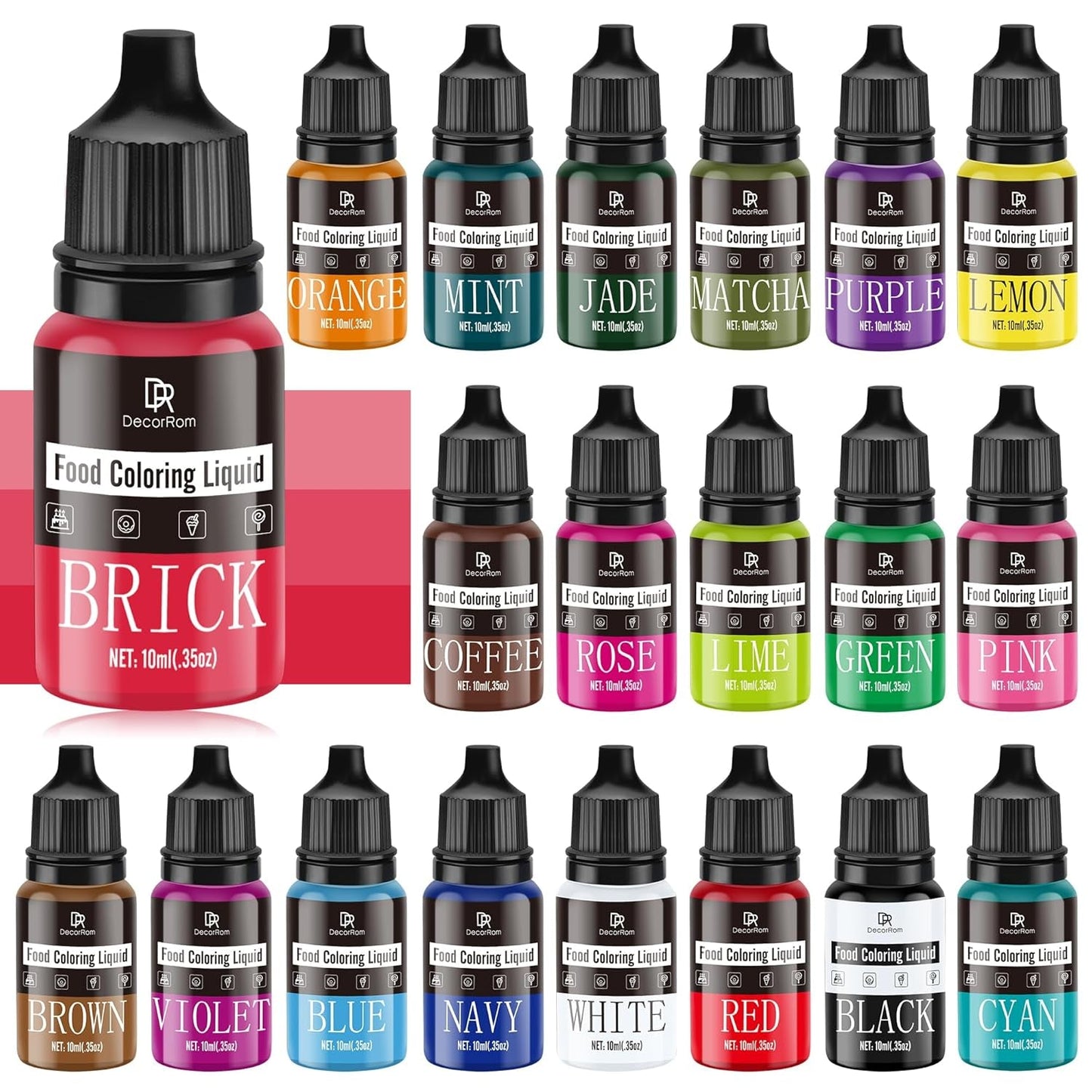 Flytande matfärgning, 10 ml Naty Shop
