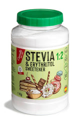 Stevia + Erythritol 1:2 sötningsmedel, 1G = 2G socker, 1 kg sötningsmedel Naty Shop